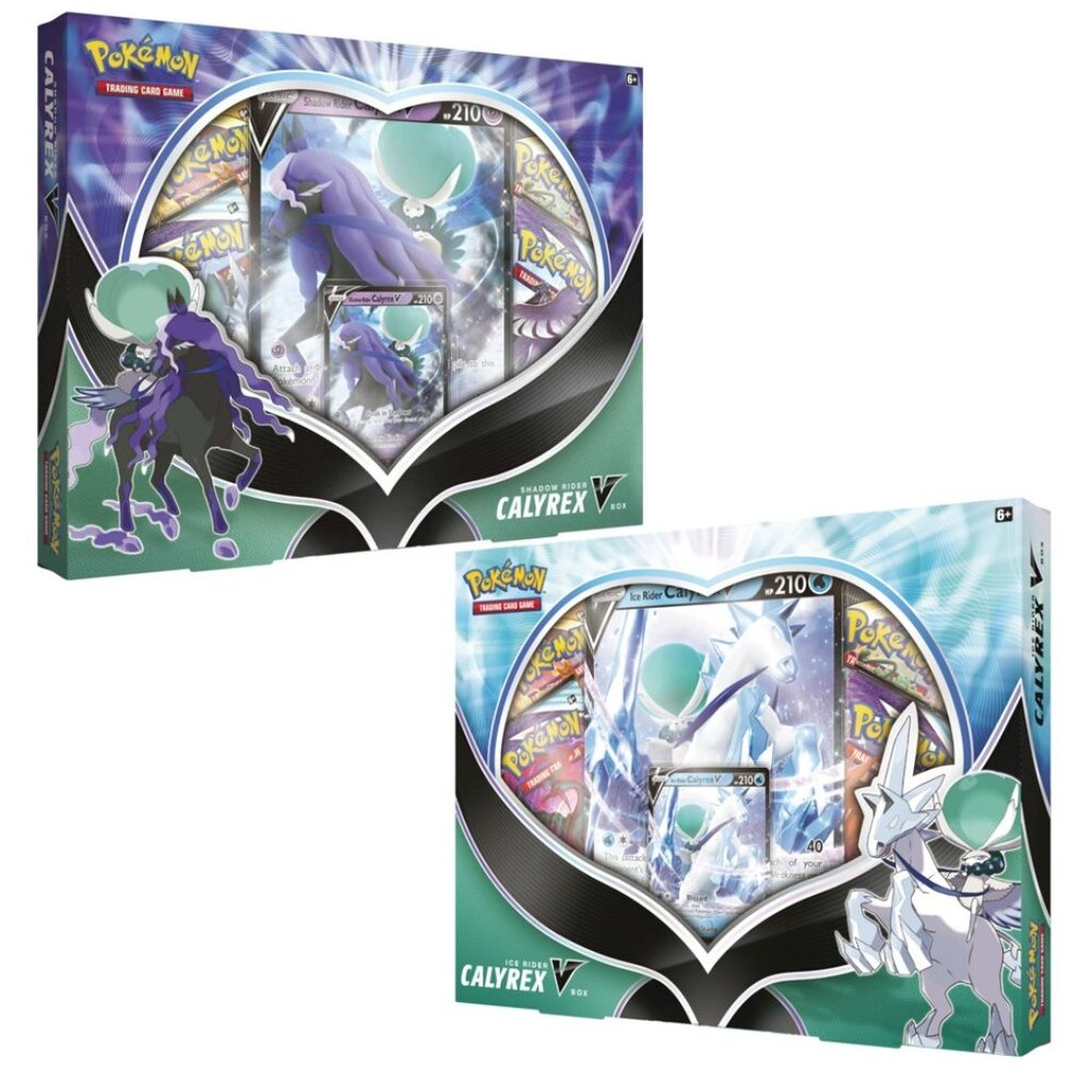 NEW Pokemon Shadow Rider & Ice Rider Calyrex V Boxes - 84 Cards